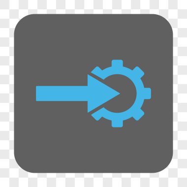 COG Tümleştirme yuvarlak kare düğme