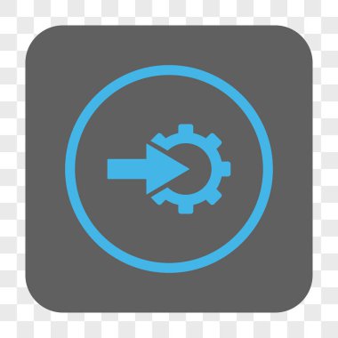 COG Tümleştirme yuvarlak kare düğme