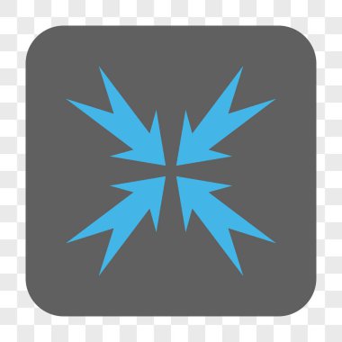 Sıkıştırma OK yuvarlak kare düğme