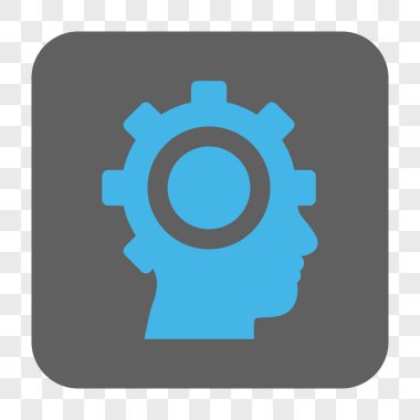 Cyborg dişli yuvarlak kare düğme