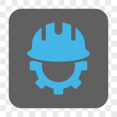 Geliştirme Hardhat yuvarlak kare düğme