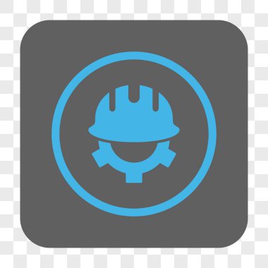 Geliştirme kask yuvarlak kare düğme