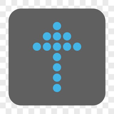 Yuvarlatılmış Kare düğmesini yukarı noktalı ok