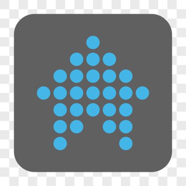 Yuvarlatılmış Kare düğmesini yukarı noktalı ok