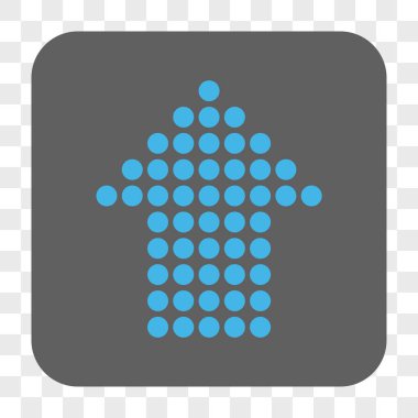 Yuvarlatılmış Kare düğmesini yukarı noktalı ok