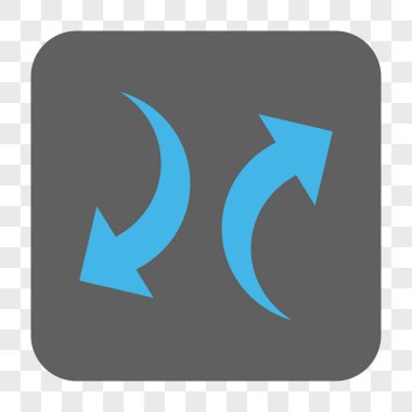 Exchange okları yuvarlak kare düğme