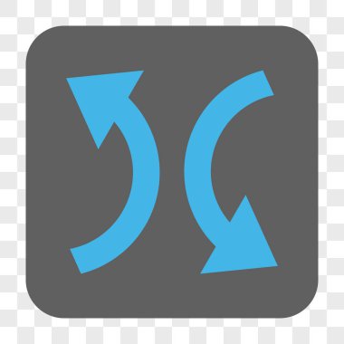 Exchange okları yuvarlak kare düğme