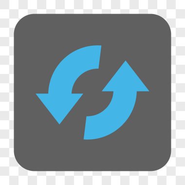 Exchange okları yuvarlak kare düğme