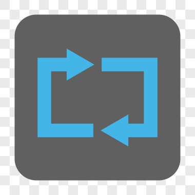 Exchange okları yuvarlak kare düğme