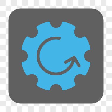 Dişli döndürme yuvarlak kare düğme