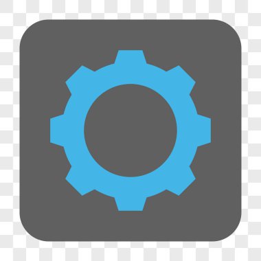 Dişli yuvarlak kare düğme