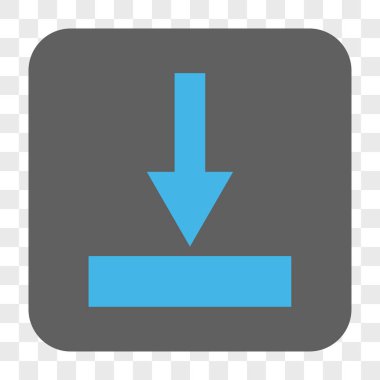 Alt yuvarlak kare düğme hareket