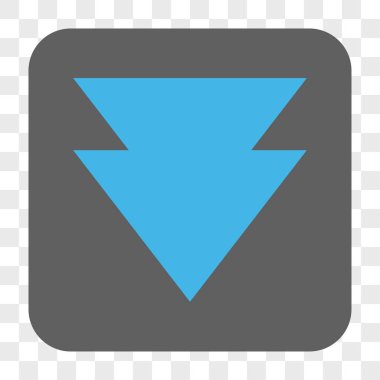 Yuvarlatılmış Kare aşağı taşı düğmesini