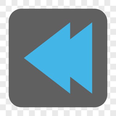 Hareket sol yuvarlak kare düğme