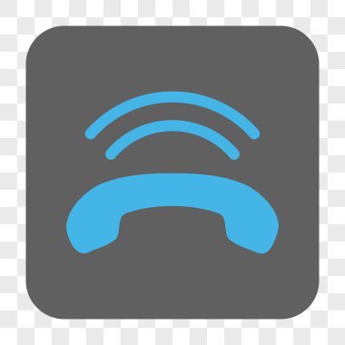 Telefonun çaldığını yuvarlak kare düğme