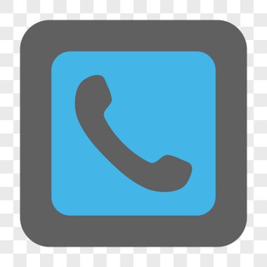 Yuvarlatılmış Kare düğme telefon