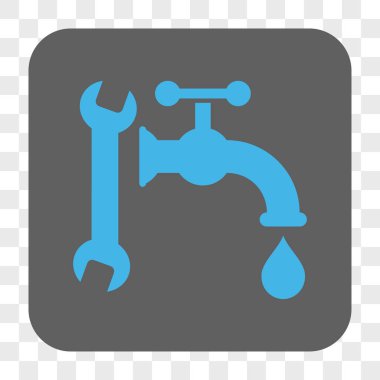 Sıhhi tesisat yuvarlak kare düğme