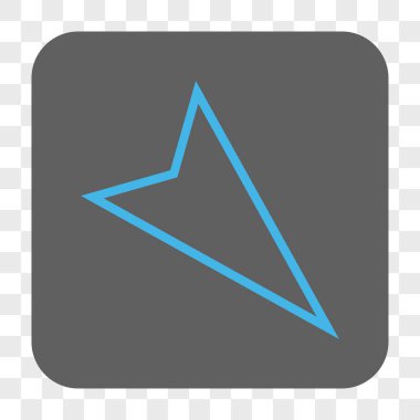 İşaretçi şu aşağı kare düğme yuvarlak