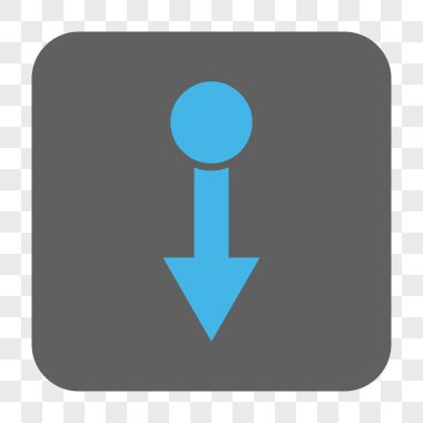 Yuvarlatılmış Kare düğmesini basılı çekin