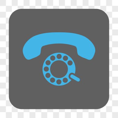 Darbeli aramayı yuvarlak kare düğme