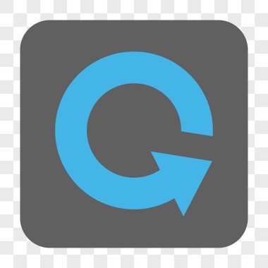 Döndürme Ccw yuvarlak kare düğme