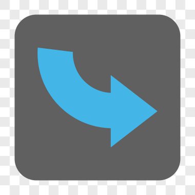 Döndürme Ccw yuvarlak kare düğme