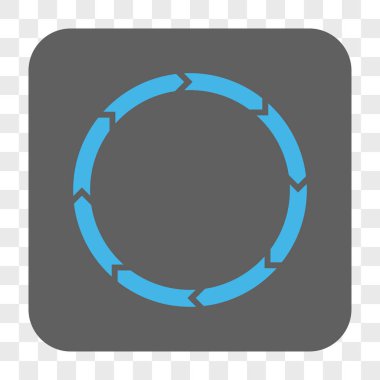 Döndürme yuvarlak kare düğme