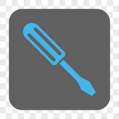 Tornavida yuvarlak kare düğme