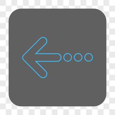 Sol yuvarlak kare düğme göndermek