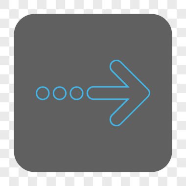 Sağ yuvarlak kare düğme göndermek