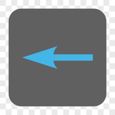 Keskin ok sol yuvarlak kare düğme