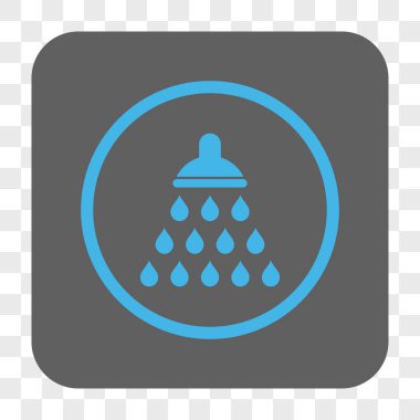 Duş yuvarlak kare düğme