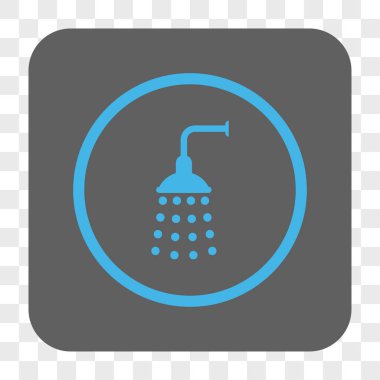 Duş yuvarlak kare düğme