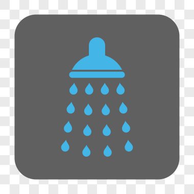 Duş yuvarlak kare düğme