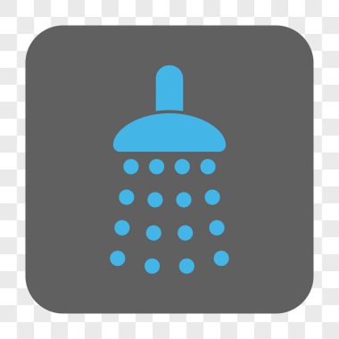 Duş yuvarlak kare düğme