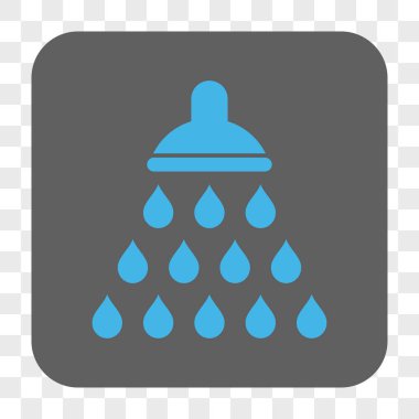 Duş yuvarlak kare düğme