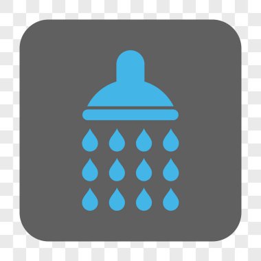 Duş yuvarlak kare düğme