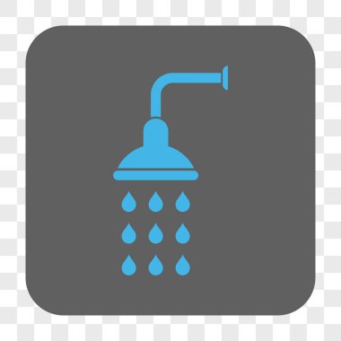 Duş yuvarlak kare düğme