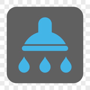 Duş yuvarlak kare düğme