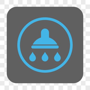 Duş yuvarlak kare düğme