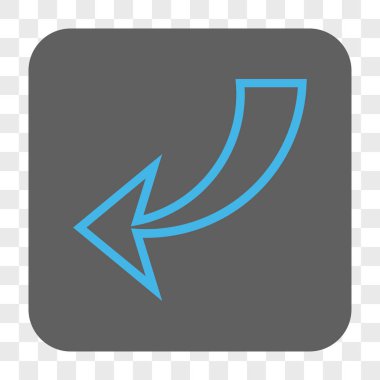 Yuvarlatılmış Kare düğme geri al