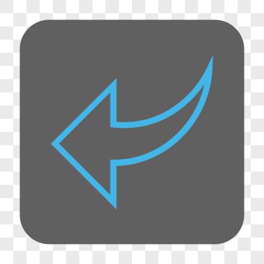 Yuvarlatılmış Kare düğme geri al