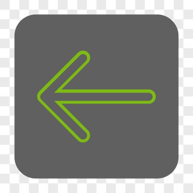 Ok sol yuvarlak kare düğme