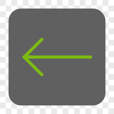 Ok sol yuvarlak kare düğme