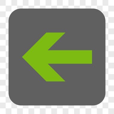 Ok sol yuvarlak kare düğme