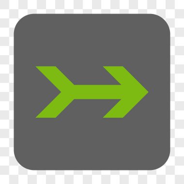 Ok sağ yuvarlak kare düğme