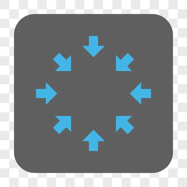 小型矢印角丸四角形] ボタン — ストックベクタ