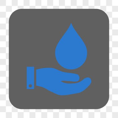 Su Servisi yuvarlak kare düğme