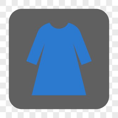 Kadın elbise yuvarlak kare düğme