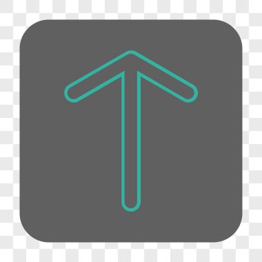 Yuvarlatılmış Kare düğmesini yukarı ok